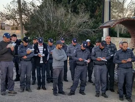 שוטרים משטרה הלוויה נצרת
