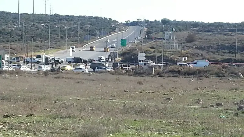 מבט אל זירת הפיגוע