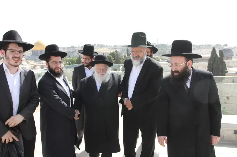ק חיים קנייבסקי כותל מקום המקדש