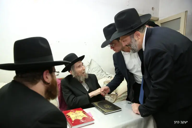 אריה דרעי רבי אהרון לייב שטיינמן