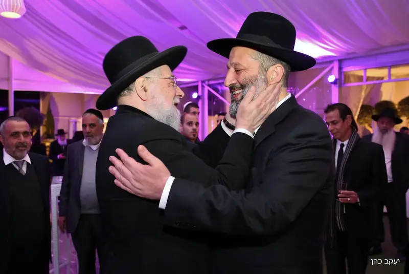חתונה דרעי עם הרב ישראל מאיר לאו