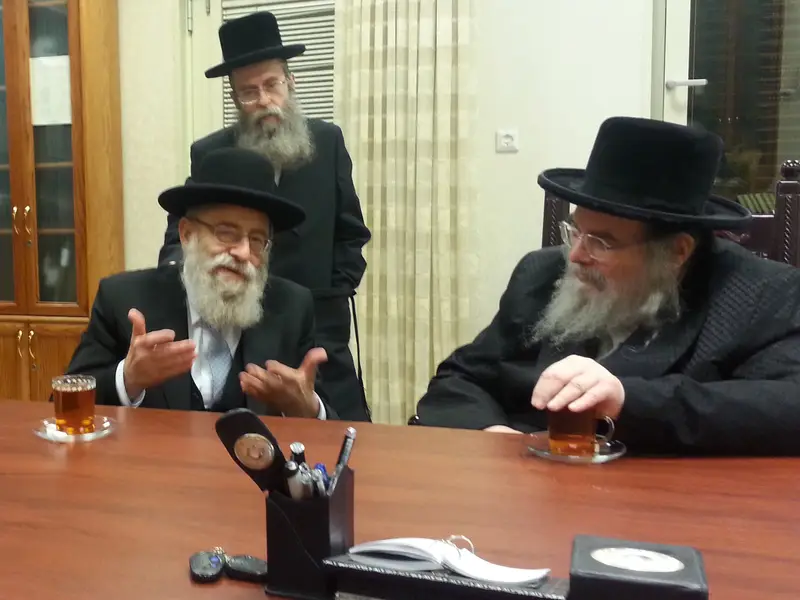 הרב אריה שטרן והאדמו"ר מבעלזא