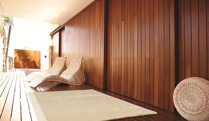 Golden wood spa hammock outdoor house