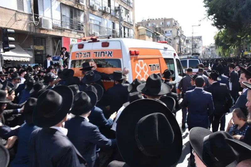 הלוויית ר' ניסים קרליץ צילום יהודה פרקוביץ (25)