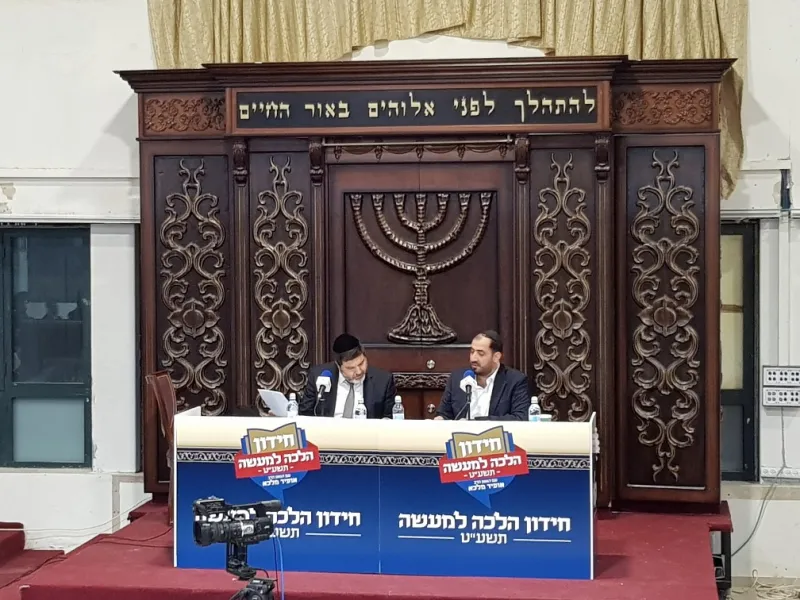 הרב אופיר מלכא ומוטי לביא