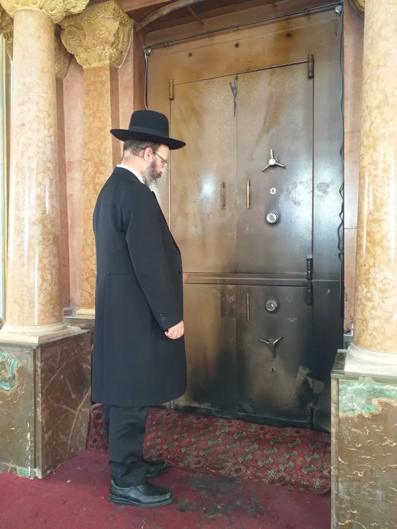 הרב מיכה הלוי שריפה פ''ת צילום יהודה פינס