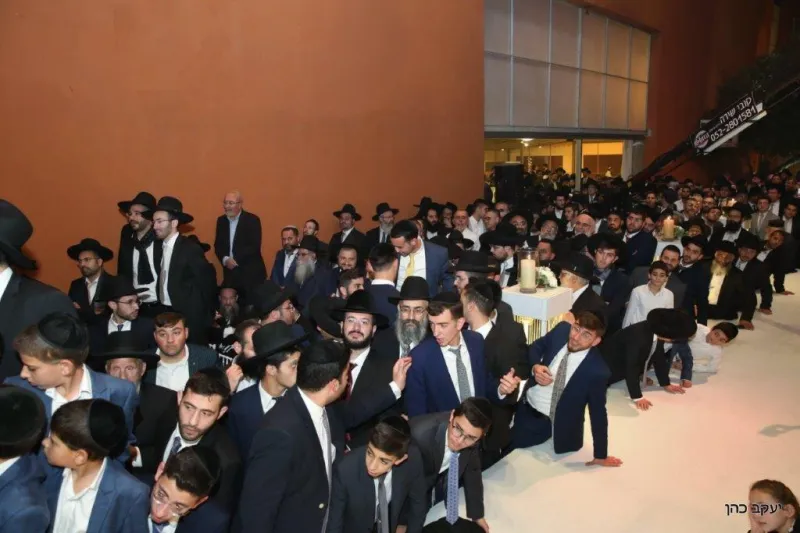 חתונת האדמו''ר רבי יחיאל אבוחצירא צילום יעקב כהן (10)