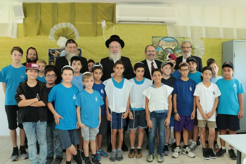 ח"כ ישראל אייכלר בבית הספר שובו באשדוד