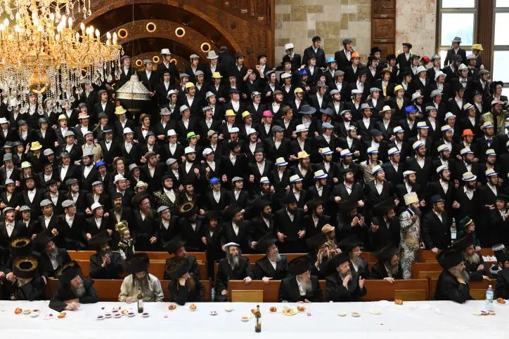 Ultra-Orthodox Jews celeberate Purim Holiday in Me'a She'arim neighborood in Jerusalem