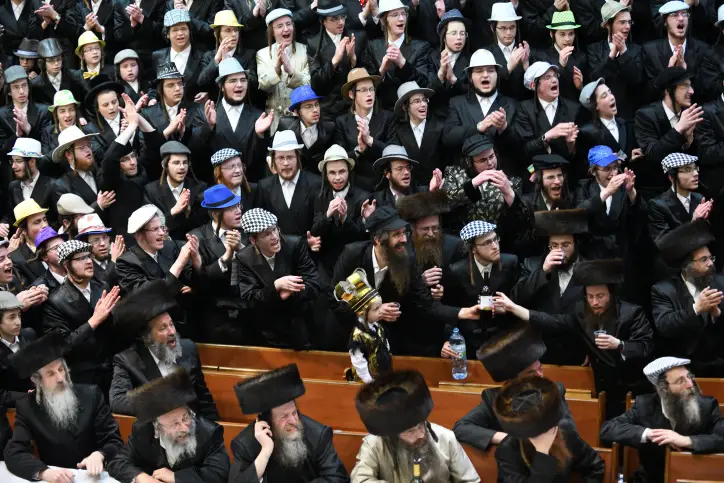 Ultra-Orthodox Jews celeberate Purim Holiday in Me'a She'arim neighborood in Jerusalem
