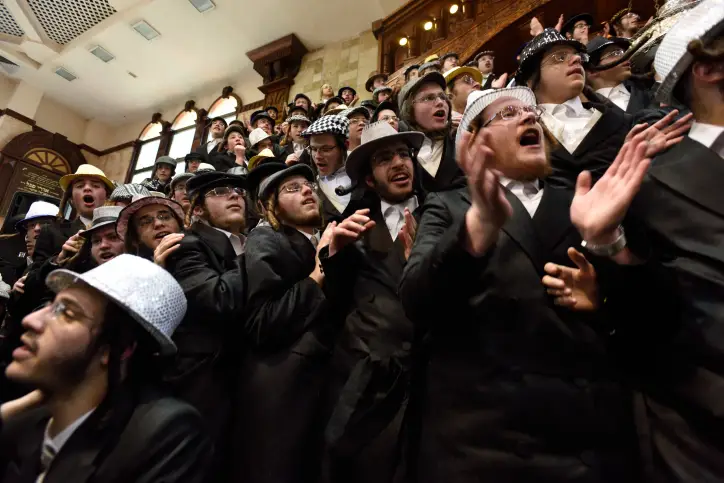 Ultra-Orthodox Jews celeberate Purim Holiday in Me'a She'arim neighborood in Jerusalem