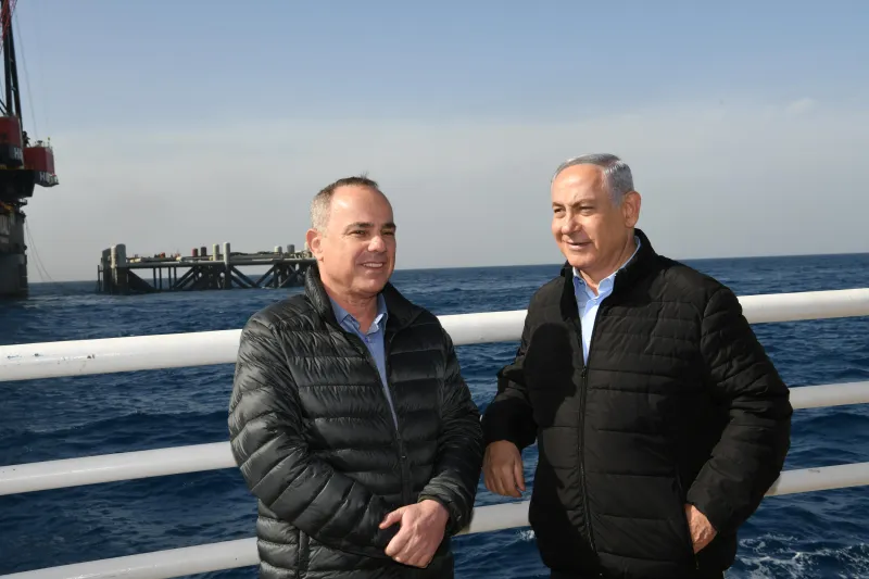נתניהו שטייניץ אסדת גז לוויתן