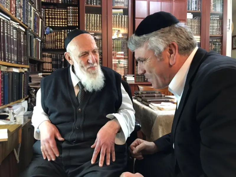 אבי אמסלם וחכם שלום כהן