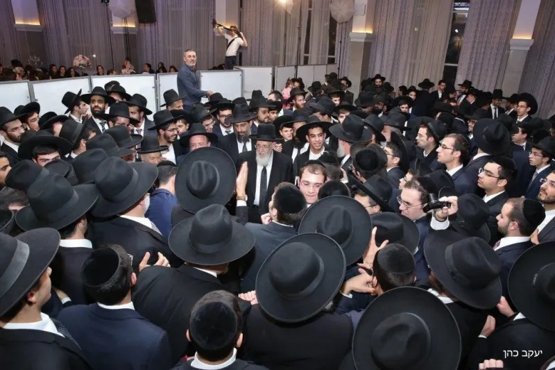 חתונת נכד נשיא המועצת צילום יעקב כהן (48)