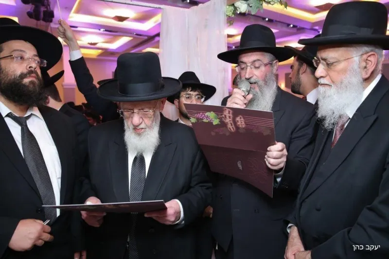 חתונת נכד נשיא המועצת צילום יעקב כהן (10)