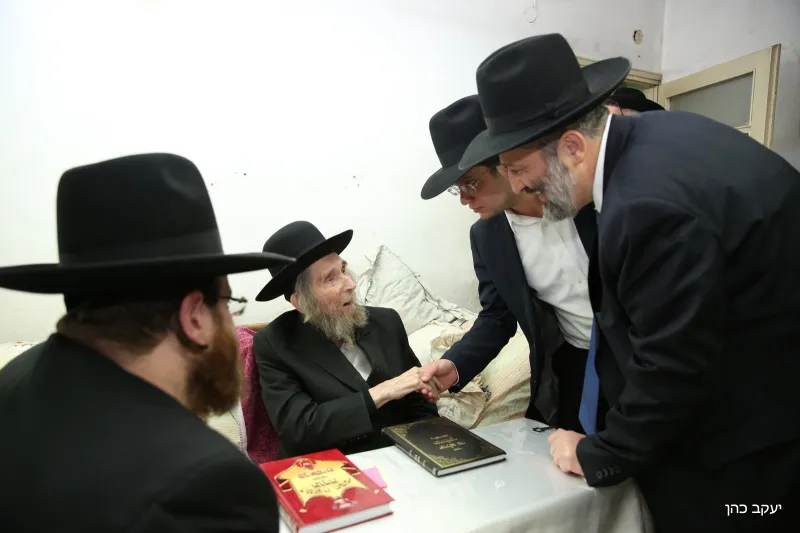 אריה דרעי רבי אהרון לייב שטיינמן