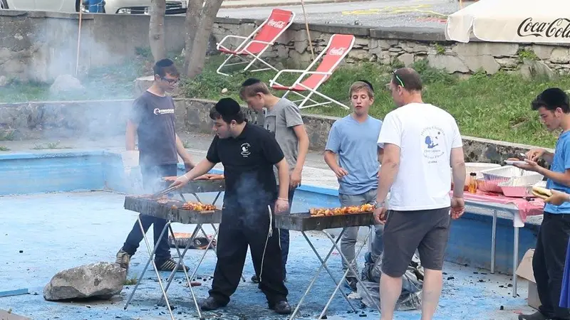 בהכנת הברבקיו