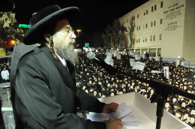 הפגנה נגד הגיוס העדה החרדית (4)