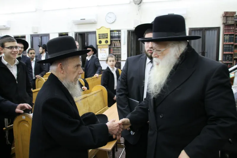 הרבנים בורשטיין ואידלשטיין בעריש פילמר