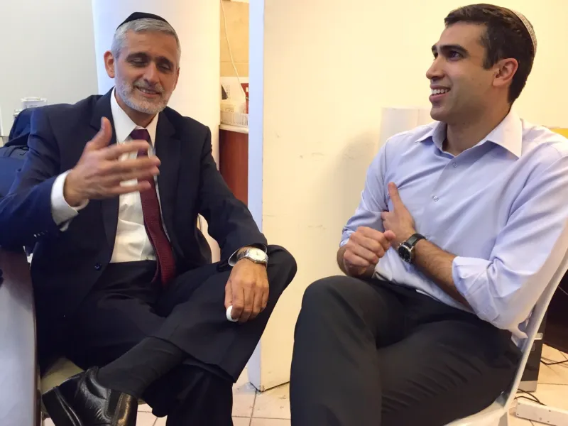 ח''כ שטבון וח''כ ישי במטה המפלגה החדשה