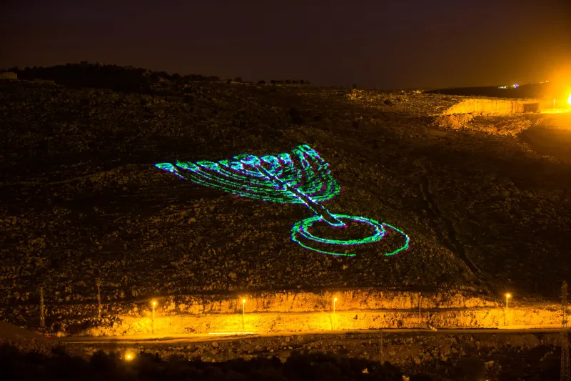 חנוכה באריאל- צלם נמרוד גליקמן