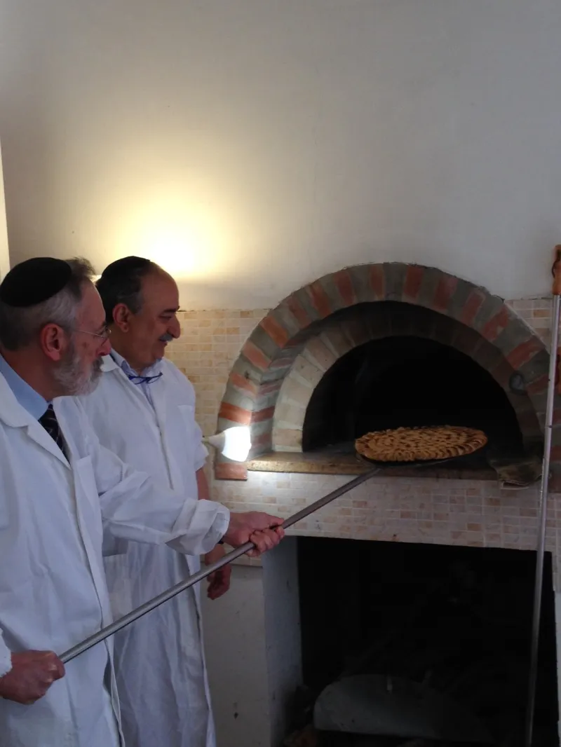 מצת העירוב כמסורת יהודי רומא (4)