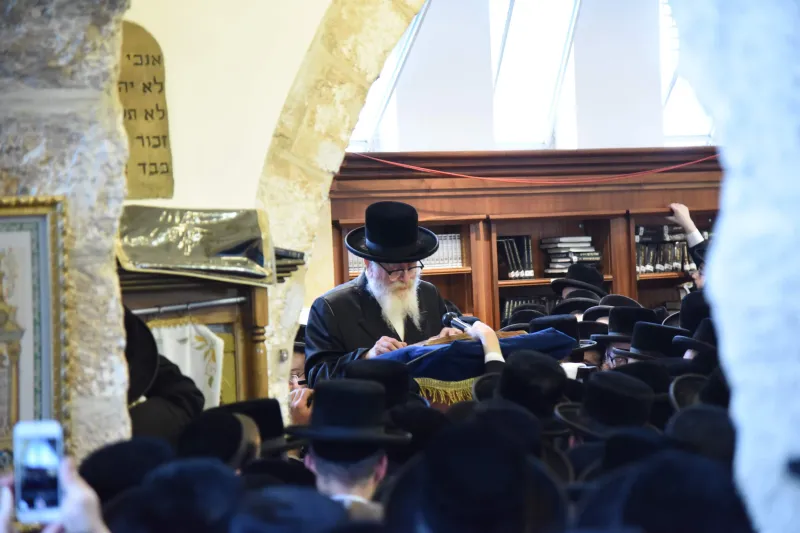 משה גולדשטיין סקווירא חברון קבר רחל (25)