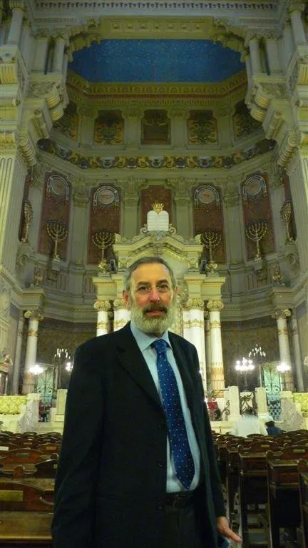רבה של רומא, הרב שמואל די סייני בהיכל בית הכנסת הגדול ברומא (2)