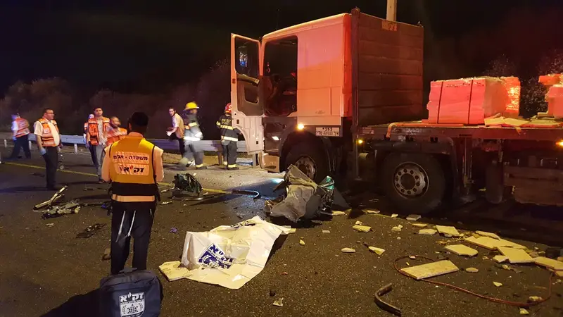 תאונה כביש ירושלים תא (1)