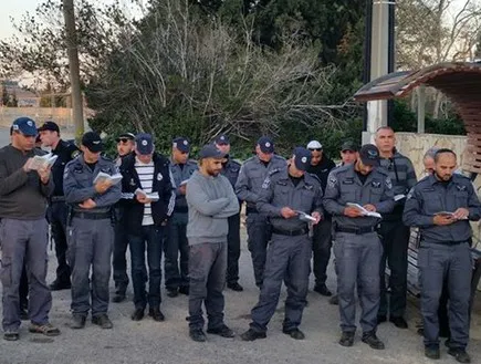 שוטרים משטרה הלוויה נצרת