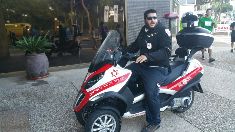 אופנוע, מד"א, הצלה