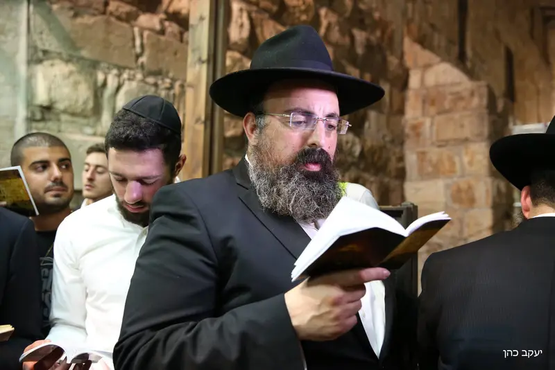 הכותל, יוסי אליטוב, סליחות צילום: יעקב כהן