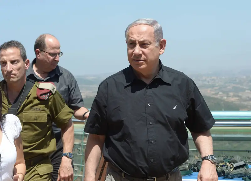 ראש הממשלה בנימין נתניהו בסיור צבאי בצפון