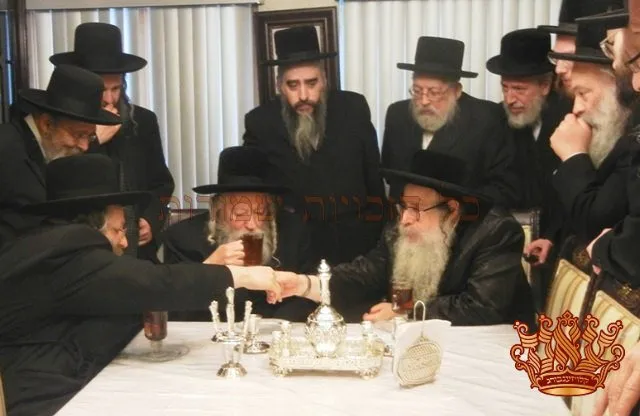 Gerer Rebbe Visit by Rabeini Shlita (11)