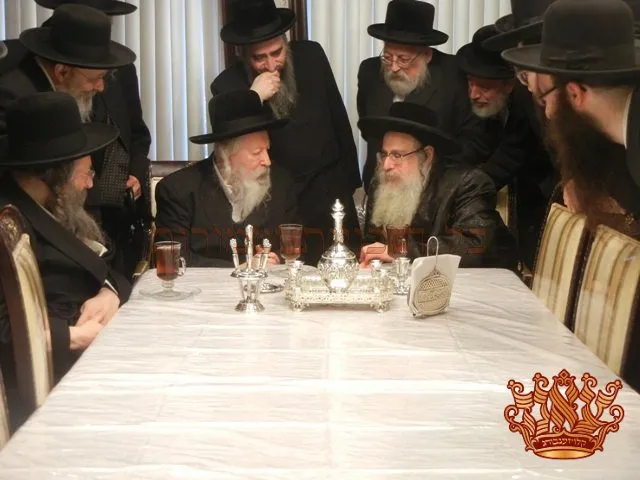 Gerer Rebbe Visit by Rabeini Shlita (4)
