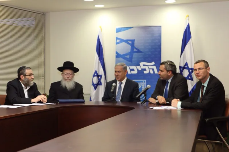 אלקין לוין יהדות התורה נתניהו ליצמן גפני