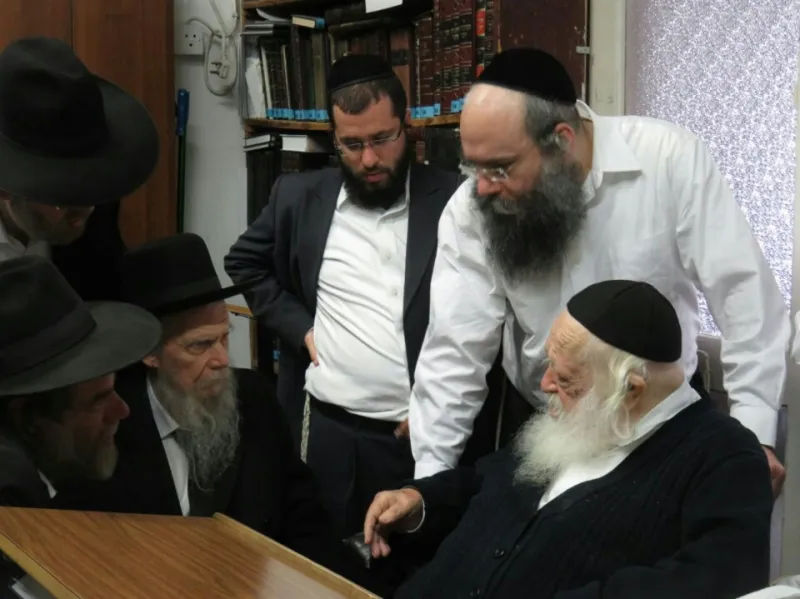 רבי גרשון אדלשטיין ורבי חיים קנייבסקי