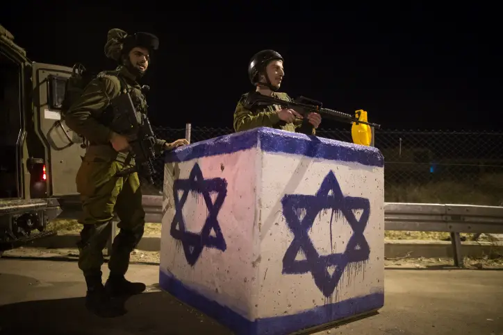 קרית ארבע צבא שמירה צומת טרור יו''ש