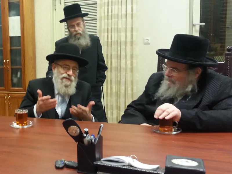 הרב אריה שטרן והאדמו"ר מבעלזא