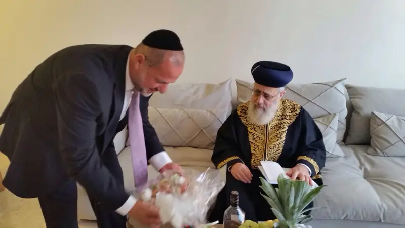 עם רפי ברנז יצחק יוסף