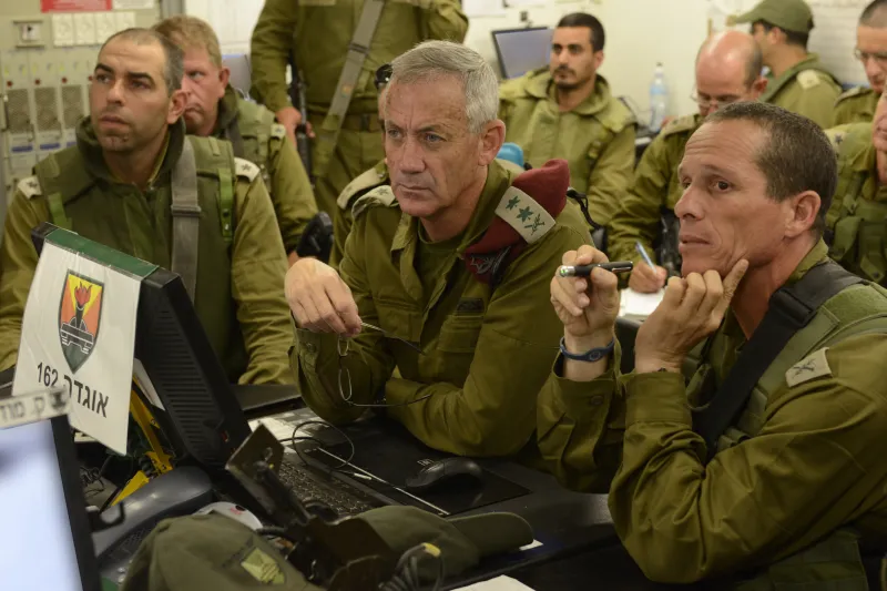 רמטכל עזה 5חייל גנץ צבא