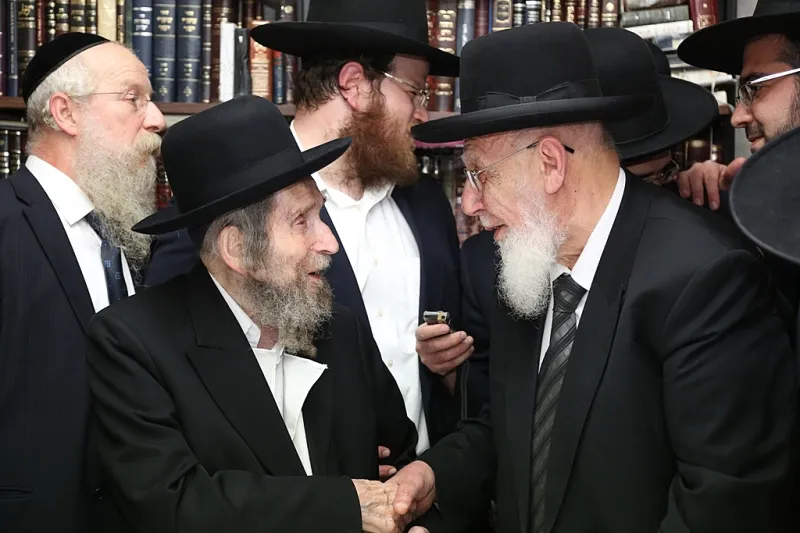 ר' שלום כהן הרב שטיינמן אלי קובין ועד הישיבות