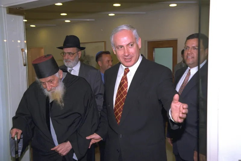 בנימין נתניהו, רב יצחק כדורי