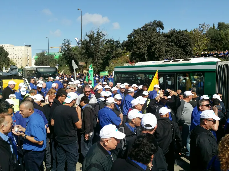 "שביתה כזו היא יום עצוב בשבילי" | שביתת הנהגים היום בירושלים 