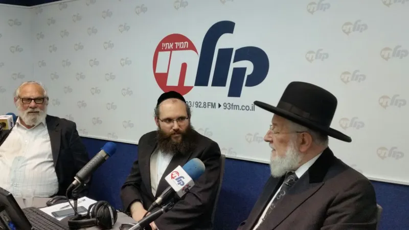 הגרי"מ לאו והרב אברהם דב גרינבוים