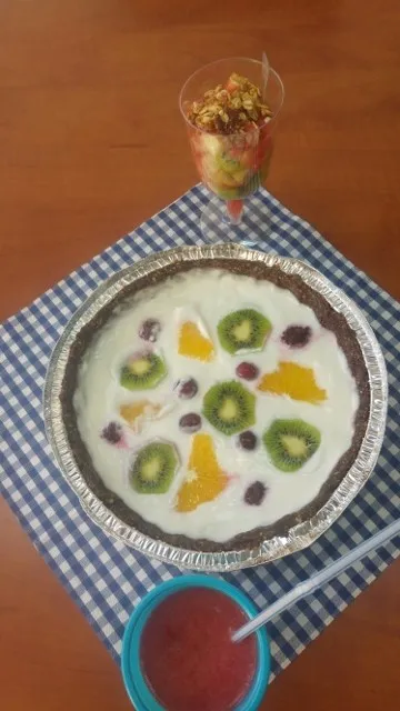 פאי פרות ללא אפייה