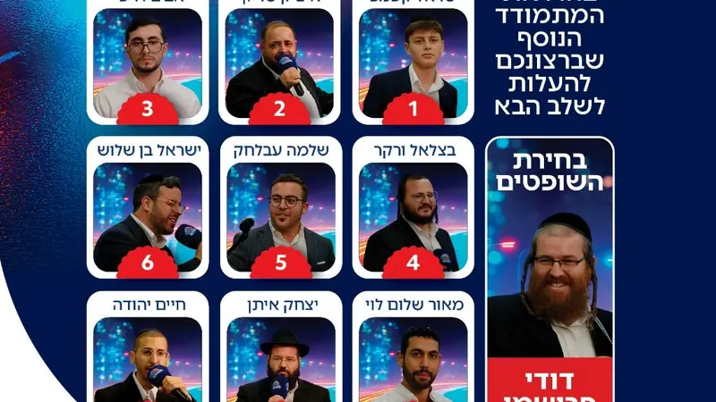 הקול החדש בבית שמש: 9 המתמודדים לבחירת הקהל