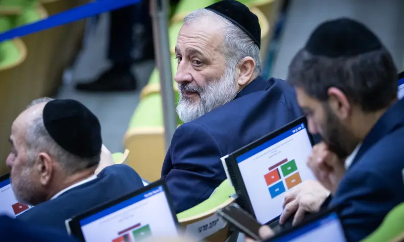 יו"ר ש"ס על משבר הגיוס: "כואב לראות בן תורה נעצר"