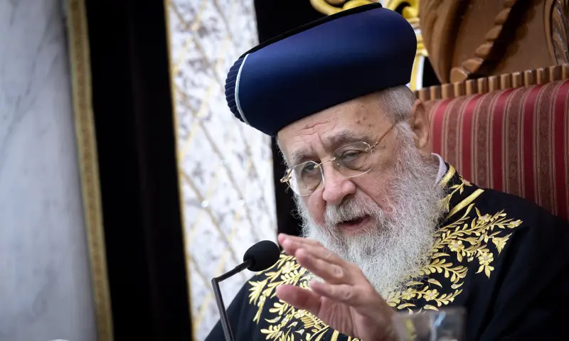 "הקב"ה ייקח אותם": המילים הקשות של הראש"ל על בג"ץ