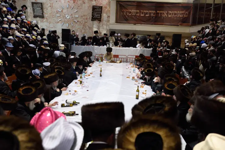Ultra-Orthodox Jews celeberate Purim Holiday in Me'a She'arim neighborood in Jerusalem